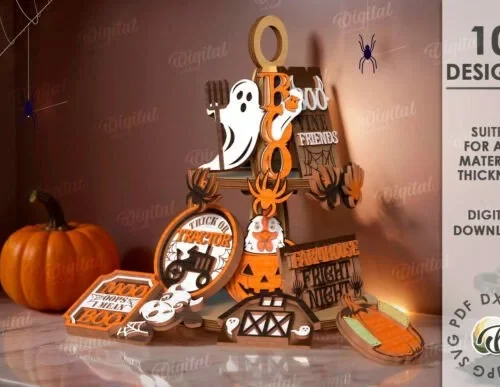 Farm-Halloween-Tiered-Tray-Decors Farm-Halloween-Tiered-Tray-Decors