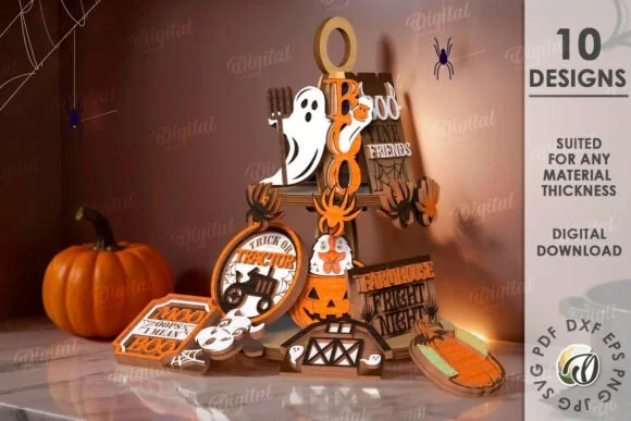 Farm-Halloween-Tiered-Tray-Decors