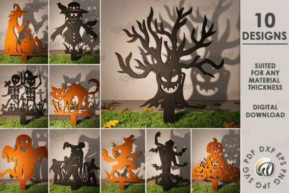 Halloween-outdoor-Shadow-Decors