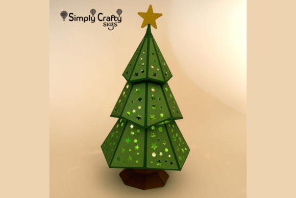 Christmas Tree Luminary SVG 131365078 Creativo Digital