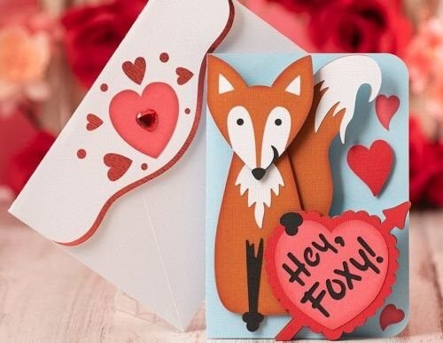 Foxy Valentine Card 65008823 Creativo Digital