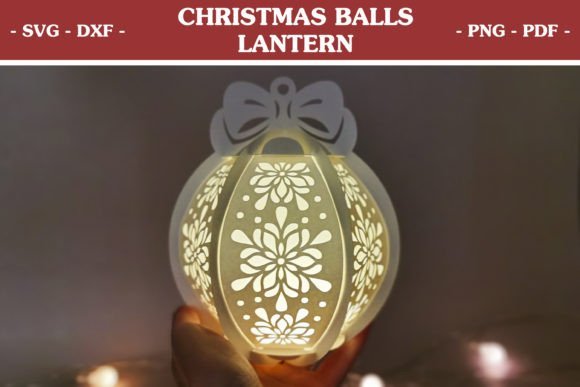 Hanging Christmas Ball Lantern Graphics 84688990 Creativo Digital