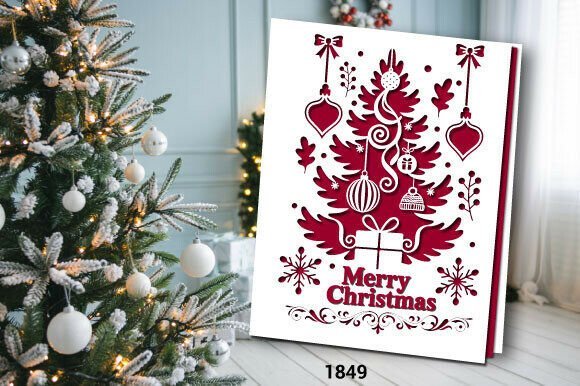 Multi Layer Christmas Gift Card 135310791 Creativo Digital