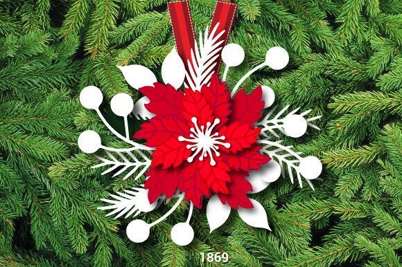 Multi Layer Christmas Poinsettia SVG1869 136618190 (1) Creativo Digital