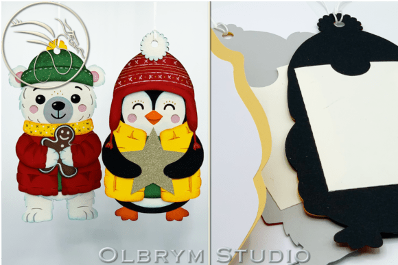 Polar Bear Penguin Christmas 137782670 Creativo Digital