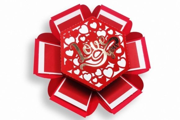 Saint Valentines Day Explosion Box 77015589 Creativo Digital