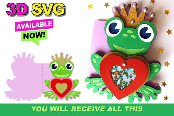 The Frog Prince Card 3D 114349439 Creativo Digital