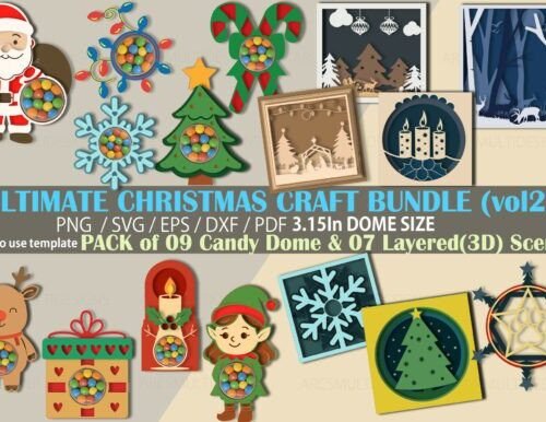 Ultimate Christmas Craft Bundle 135584861 Creativo Digital