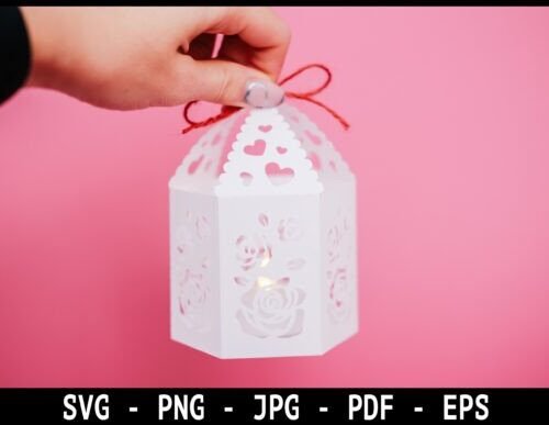 Valentine Lantern Template 107460009 Creativo Digital