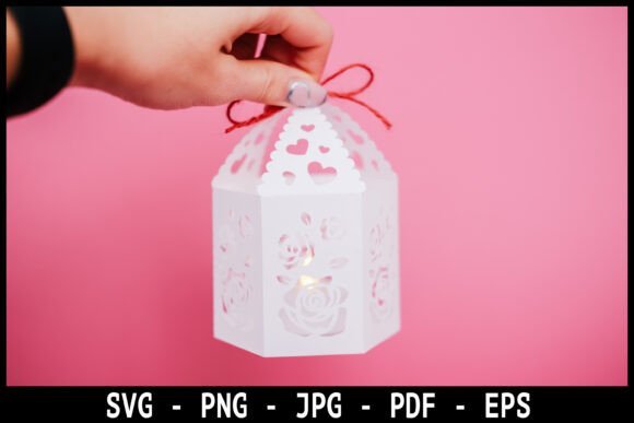 Valentine Lantern Template 107460009 Creativo Digital