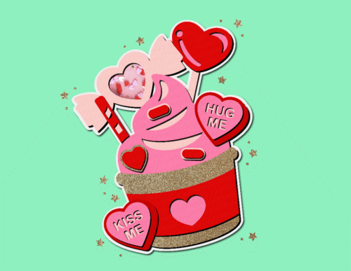 Valentines Day Candy Ice Cream 114490132 Creativo Digital