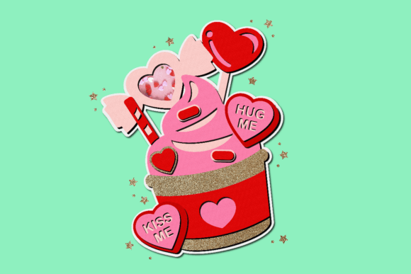 Valentines Day Candy Ice Cream 114490132 Creativo Digital