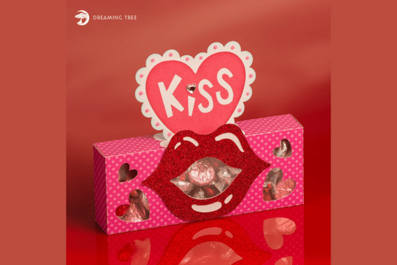 Candy Kiss Treat Box SVG 124210045 Creativo Digital