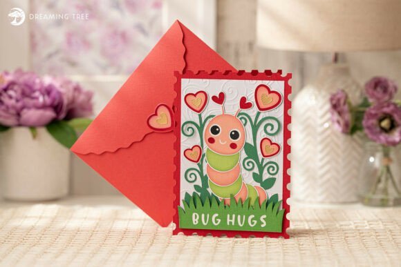 Love Bug Card SVG 139096800 Creativo Digital