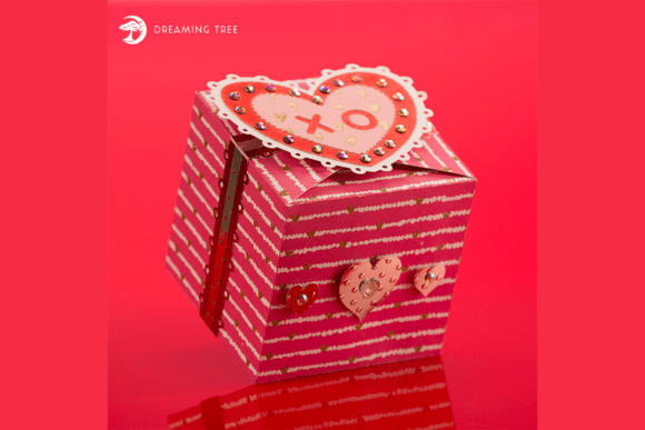 Valentine Candy Cookie Box SVG 129218458 (1) Creativo Digital