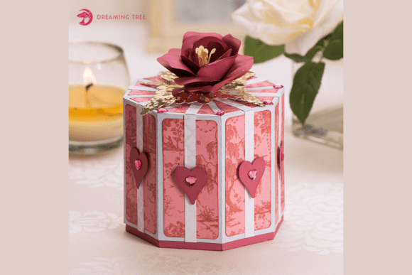 Valentine Gift Box SVG 124698717 Creativo Digital