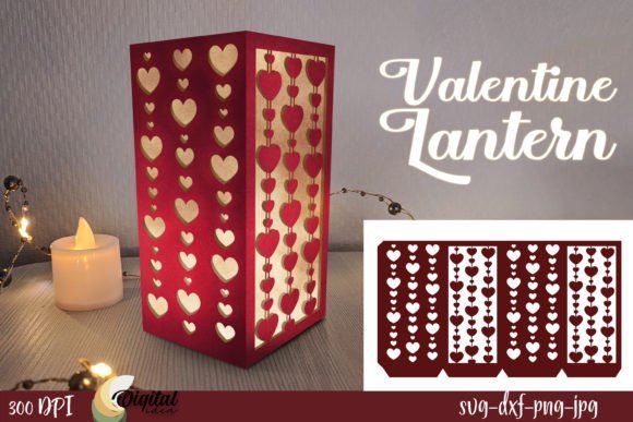 Valentine Lantern Paper Cut 3D 88752263 Creativo Digital