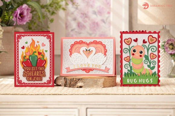 Valentine Vibes Trio SVG Bundle 139096732 Creativo Digital
