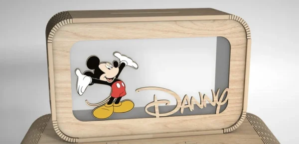 Alcancia De Dibujos Animados Personalizada 2 Creativo Digital