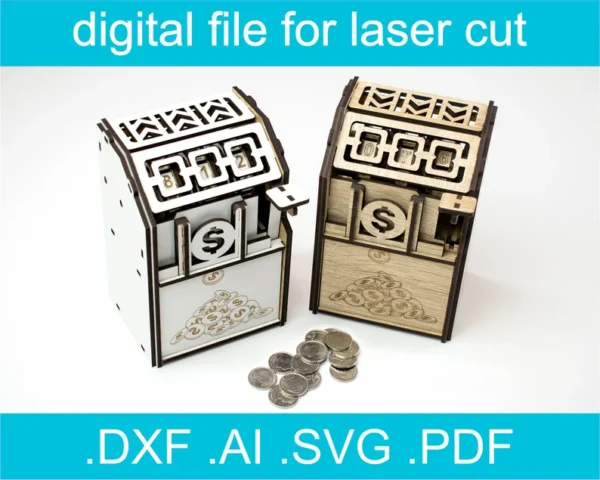 Banco De Monedas Mecanico 2 Creativo Digital