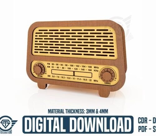 Caja De Dinero De Radio Creativo Digital