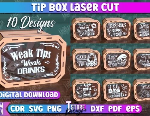 Caja Para Monedas Creativo Digital