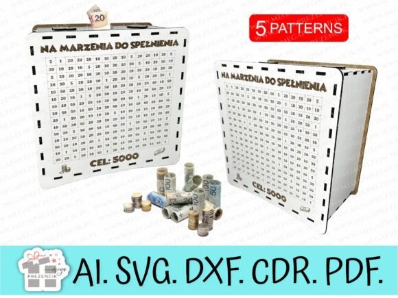 Hucha Con Crucigrama Creativo Digital