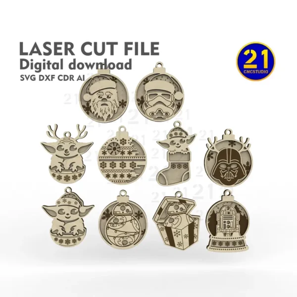 Adornos Navidenos De Star Wars Creativo Digital