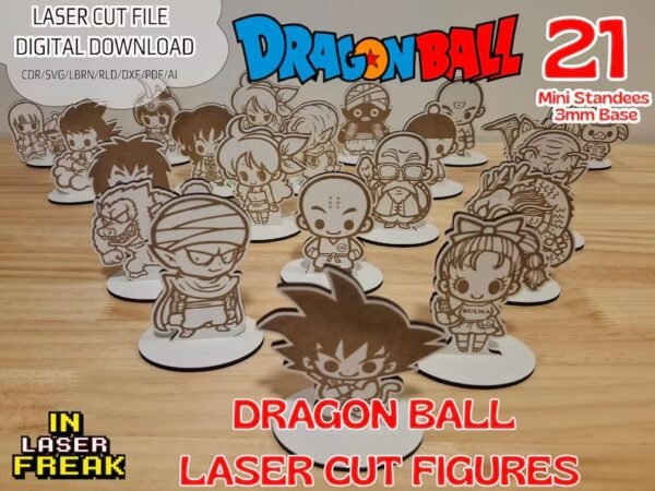 Figuras Dragon Ball Pack Creativo Digital