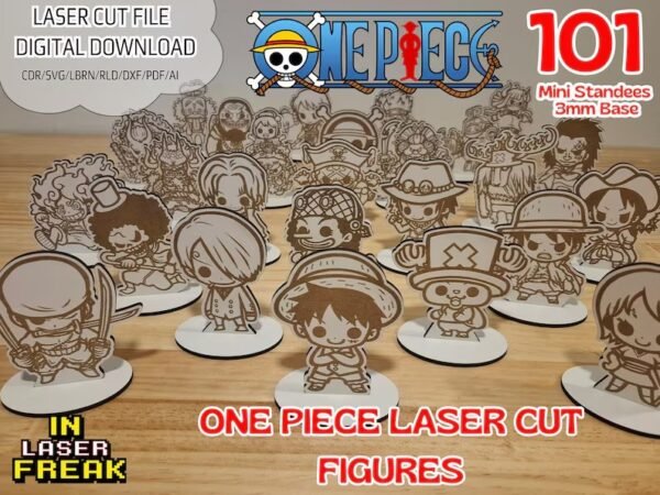 Figuras One Piece 101 Pack Creativo Digital
