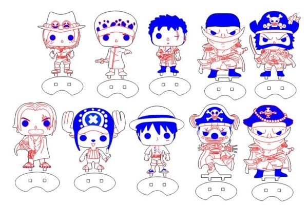 Funkos One Piece Creativo Digital