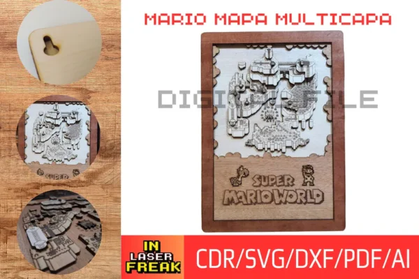 Mapa Multicapa Super Mario World Creativo Digital