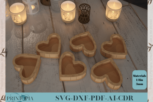 Caja De Regalo De Corazon Creativo Digital