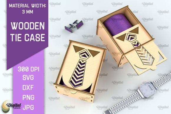 Caja Para Corbatas Creativo Digital