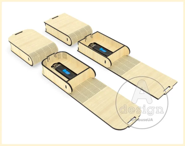 Caja Para Unidad Flash Usb Creativo Digital