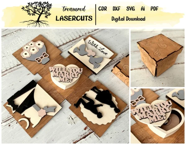 Casate Conmigo Explosion Box Creativo Digital