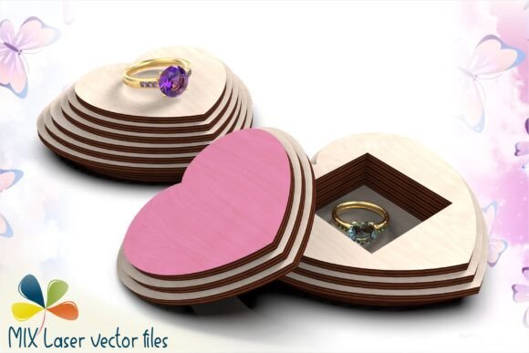 Joyero Con Capas Para Regalar En San Valentin Creativo Digital