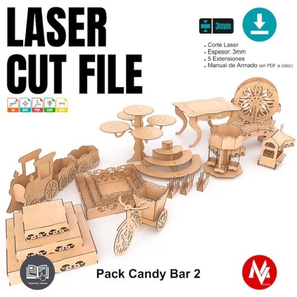 Kit Candy Bar Creativo Digital