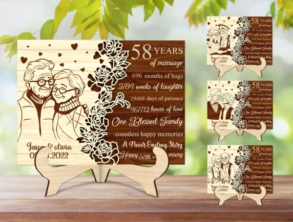 Letrero De Arte Lineal De Abuelos Creativo Digital