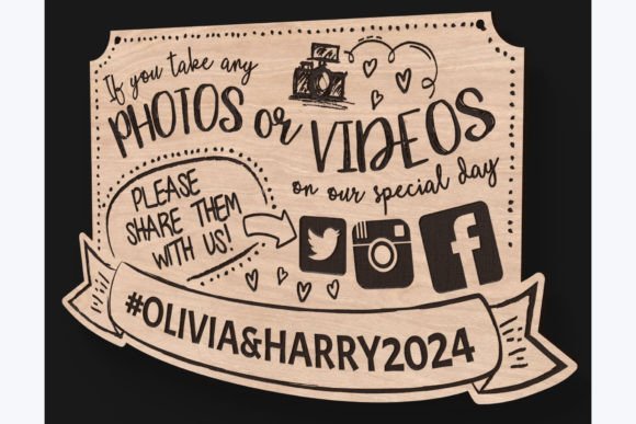 Letreros De Boda Creativo Digital