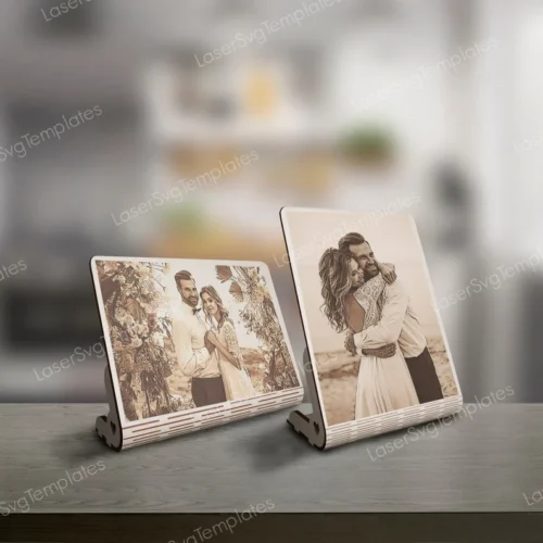 Marco De Madera Curvo Creativo Digital