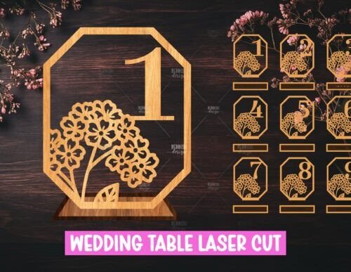 Numeros De Mesa Para Bodas Creativo Digital