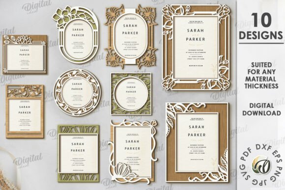 Paquete De Invitaciones De Boda 2 Creativo Digital