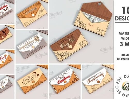 Paquete De Sobres De Dinero Creativo Digital