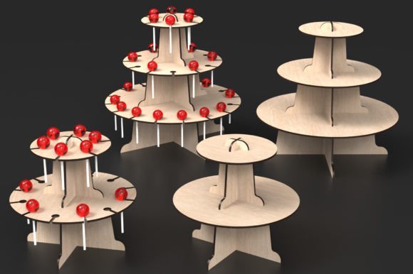 Soporte Para Piruletas Y Cupcakes Creativo Digital