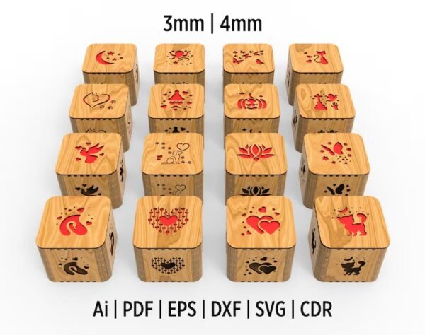 16 Diferentes Cajas De Regalo Decorativas Redondeadas 2 Creativo Digital