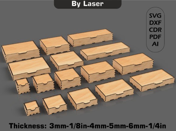Laser Cut Box With Flip 99394318 Creativo Digital