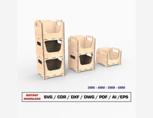 caja-de-almacenamiento-apilable-creativo-digital Caja De Almacenamiento Apilable Creativo Digital
