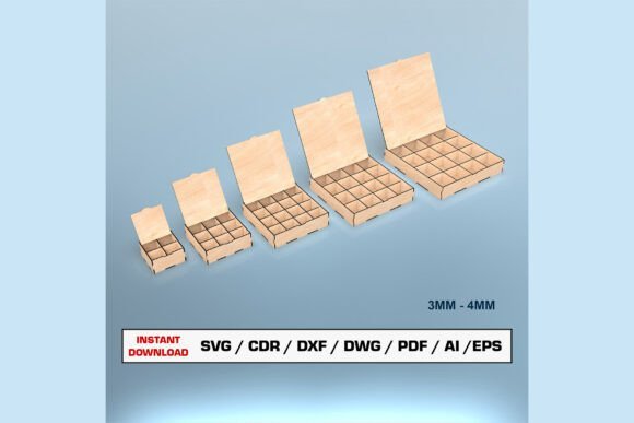 Caja De Almacenamiento Con Ranuras Creativo Digital