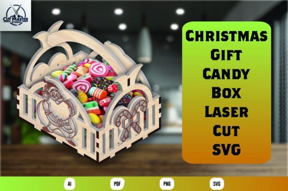 Caja De Dulces Para Regalo De Navidad 2 Creativo Digital